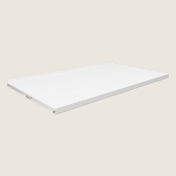 aLTI hylde til v&aelig;g- og fritst&aring;ende st&aring;lreoler 900x500mm hvid