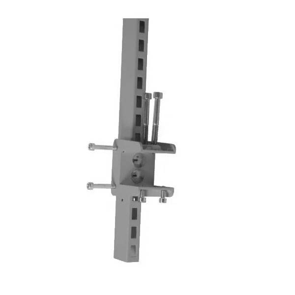 Beslag til perforeret søjle tilpasset bord med en 40mm bordplade