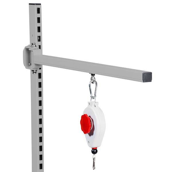 Svingbar arm med glidekrog 700mm gr&aring;