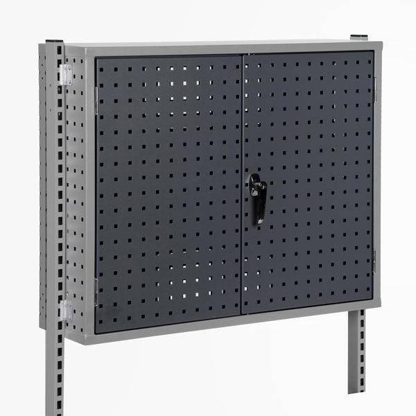 GBP v&aelig;rkt&oslash;jsskab perforeret CC900 h&oslash;jde 715mm gr&aring;