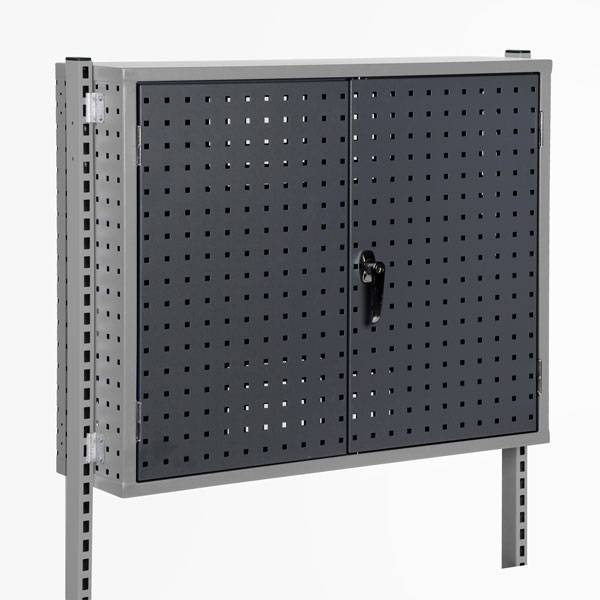 Gbp Værktøjsskab Perforeret Cc900 Højde 715Mm Grå