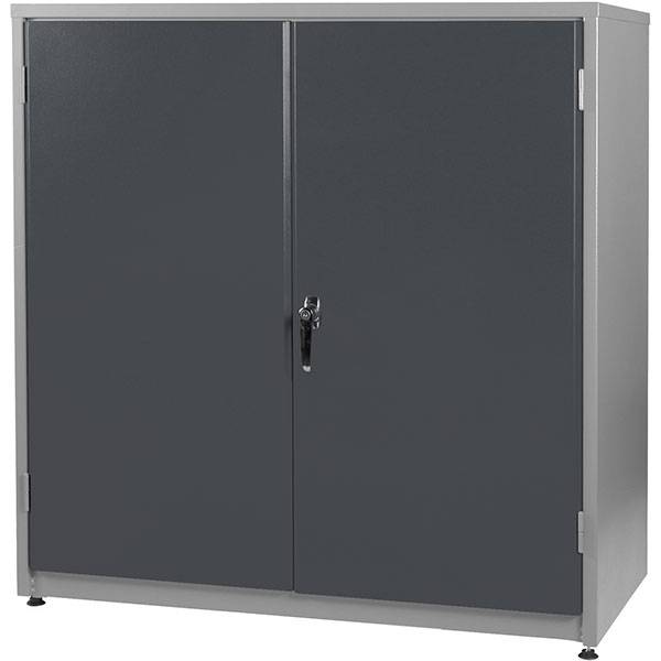 GBP v&aelig;rkt&oslash;jsskab med cylinderl&aring;s 1070x1020x540mmm gr&aring;