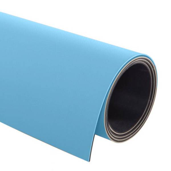 Bordm&aring;tte ESD i bl&aring;, rulle p&aring; 1x10 meter