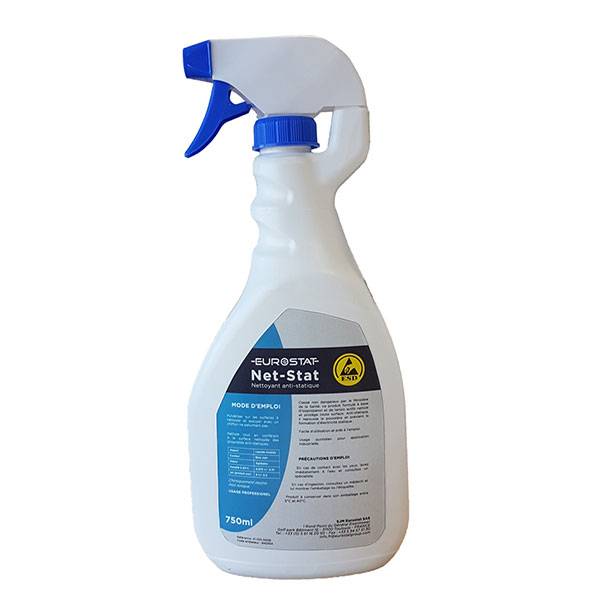 ESD reng&oslash;ringsmiddel - reducerer statisk elektricitet - 0,75 liter spray
