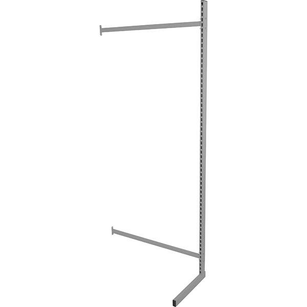 Gulvstativ p&aring; L-fod ekstra sektion med perforeret s&oslash;jle, 2000mm