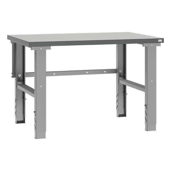 Fileb&aelig;nk med gr&aring; laminat bordplade 1200x800mm 