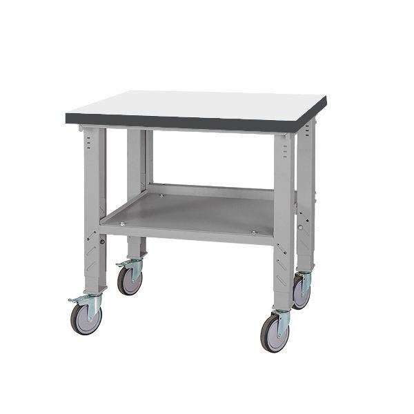 Rullebord Basic med st&aring;lstativ og HPL bordplade 800x620mm