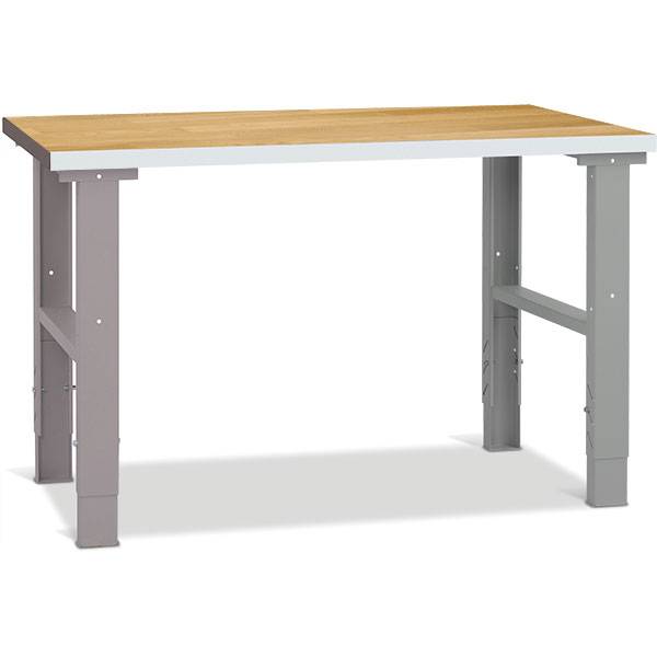 Filebænk med eg bordplade 1200x800mm
