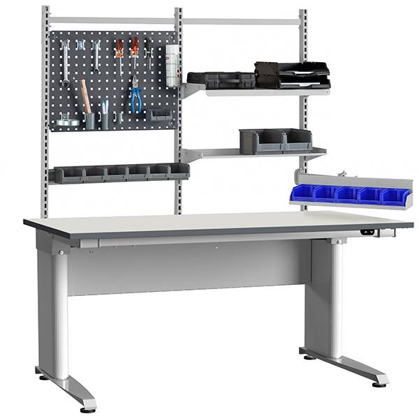 ErgoMulti El arbejdsbord model 2 - HPL bordplade 1500x800mm