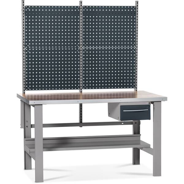 Fileb&aelig;nk model 12 med eg bordplade 1500x800mm