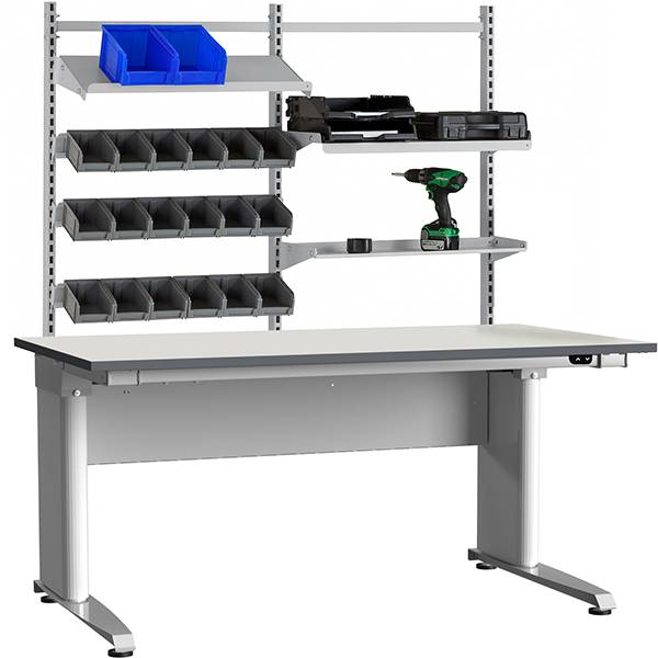 ErgoMulti El arbejdsbord model 1 - HPL bordplade 2000x800mm