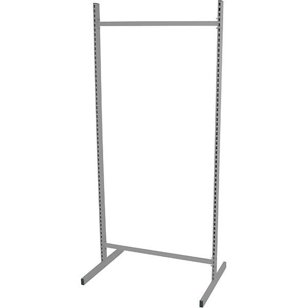 Gulvstativ p&aring; T-f&oslash;dder startsektion med perforerede s&oslash;jler, 1500mm