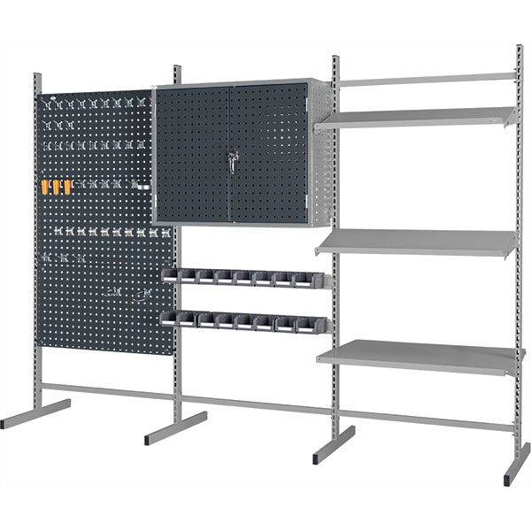 V&aelig;rkt&oslash;jstavle nr. 5 p&aring; gulvstativ, 2000mm