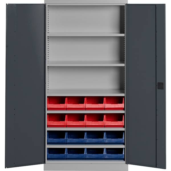 V&aelig;rkt&oslash;jsskab SMV kombination nr 5 1990x1000x435mm gr&aring;