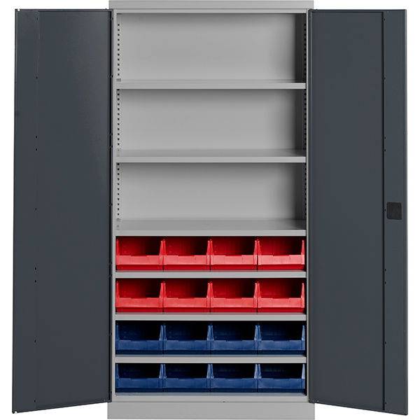 V&aelig;rkt&oslash;jsskab SMV kombination nr 5 1990x1000x435mm gr&aring;