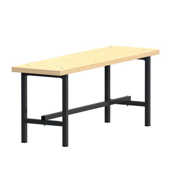 Garderobeb&aelig;nk fritst&aring;ende 1100mm ask