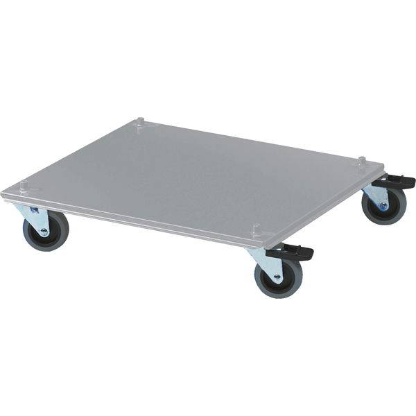 Hjulunderstel til ErgoLite v&aelig;rkt&oslash;jsskab lys gr&aring;