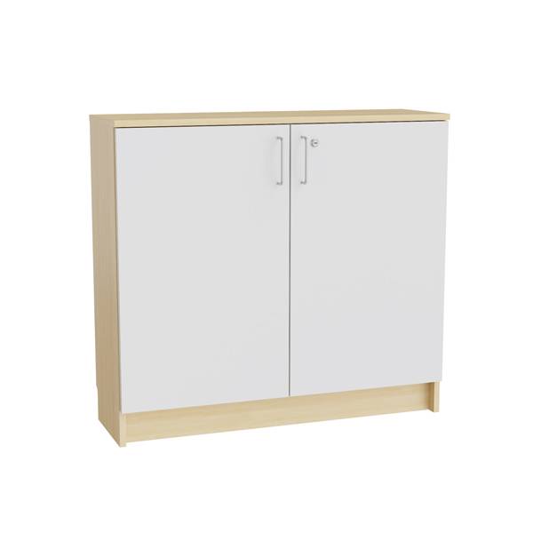 Mora underskab 910x1000x320mm i grå laminat med cylinderlås