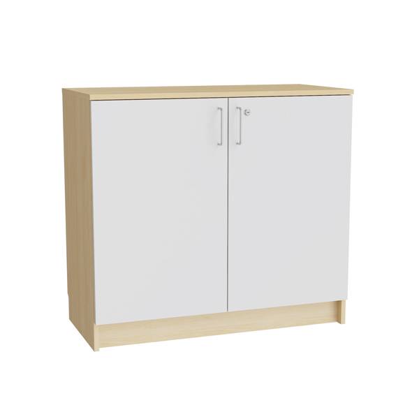 Mora underskab 910x1000x470mm i grå laminat med cylinderlås