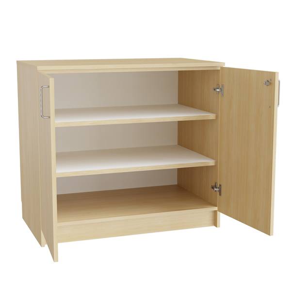 Mora underskab 910x1000x600mm i birk laminat med cylinderl&aring;s