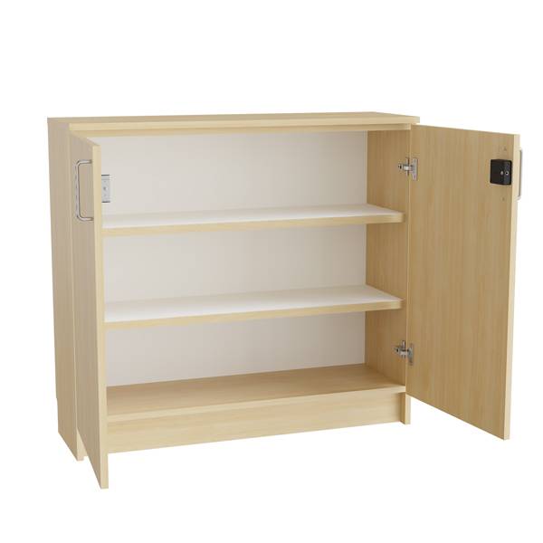 Mora underskab 910x1000x320mm i birk laminat med elektronisk l&aring;s