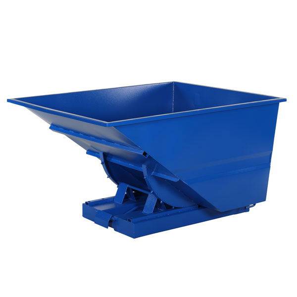 Tipcontainer Light 900 liter 600 kg CE-m&aelig;rket i bl&aring;