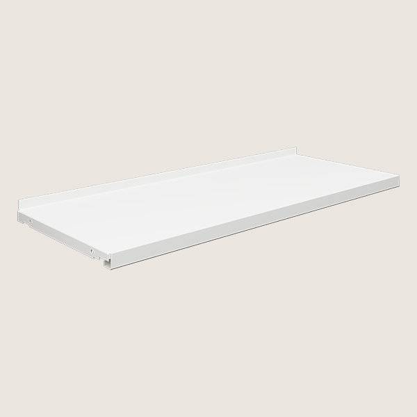 aLTI hylde til v&aelig;g- og fritst&aring;ende st&aring;lreoler 750x300mm hvid