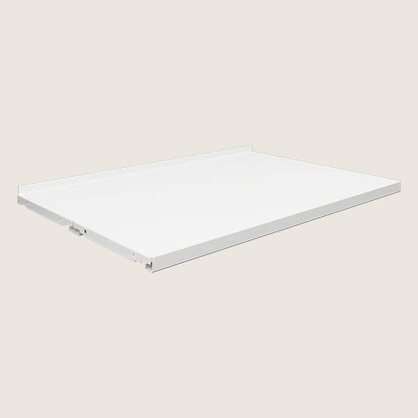 aLTI hylde til v&aelig;g- og fritst&aring;ende st&aring;lreoler 750x500mm hvid