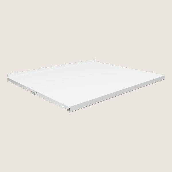 aLTI hylde til v&aelig;g- og fritst&aring;ende st&aring;lreoler 750x600mm hvid
