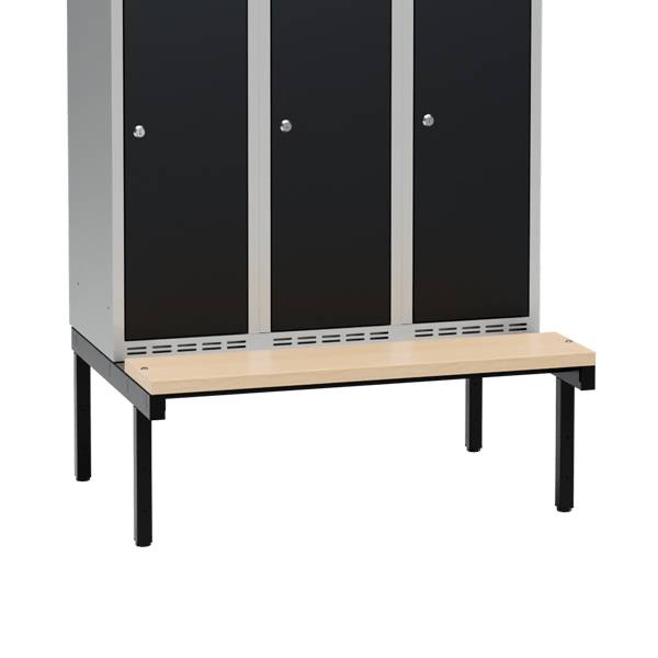 Siddeb&aelig;nk til garderobeskab 90x40x32cm, enkel i birk