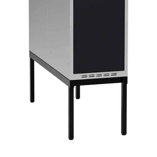 H&oslash;j benramme til garderobeskab 40x110x32cm, dobbelt, sort