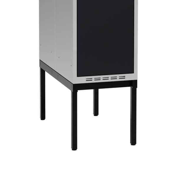 H&oslash;j benramme til garderobeskab 40x80x32cm, dobbelt, sort