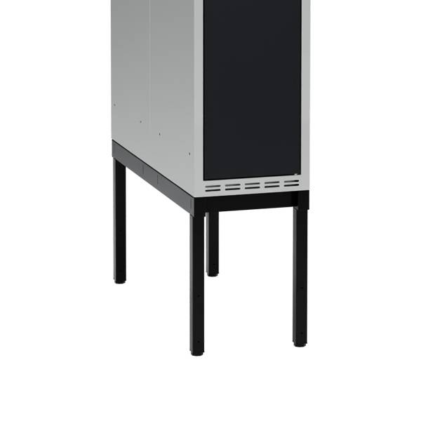 H&oslash;j benramme til garderobeskab 30x80x32cm, dobbelt, sort