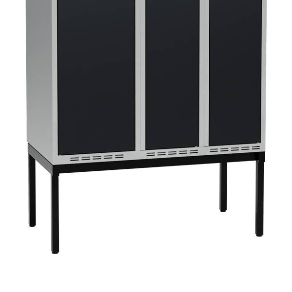 H&oslash;j benramme til garderobeskab 100x55x32cm, enkel, sort