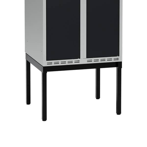 H&oslash;j benramme til garderobeskab 60x55x32cm, enkel, sort