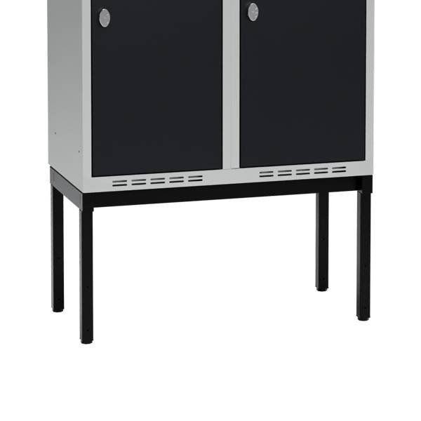 H&oslash;j benramme til garderobeskab 80x40x32cm, enkel, sort