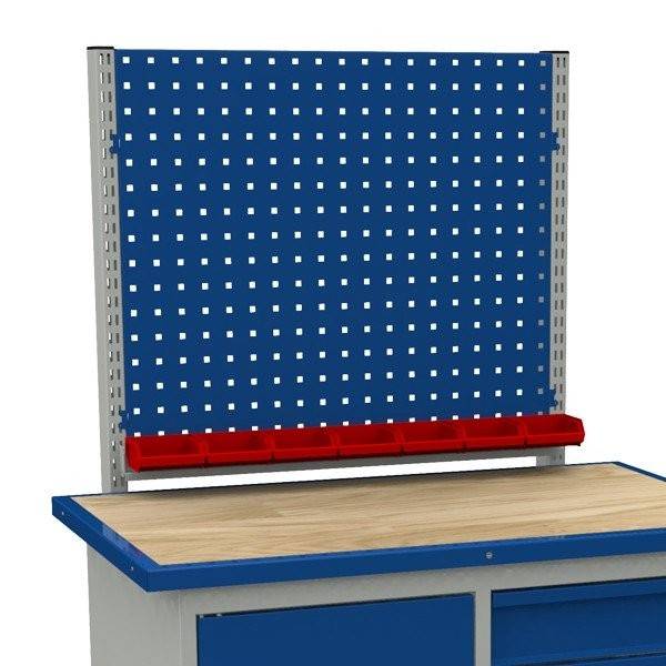 Fast v&aelig;rkt&oslash;jstavle til SMV v&aelig;rkstedsvogn bl&aring;