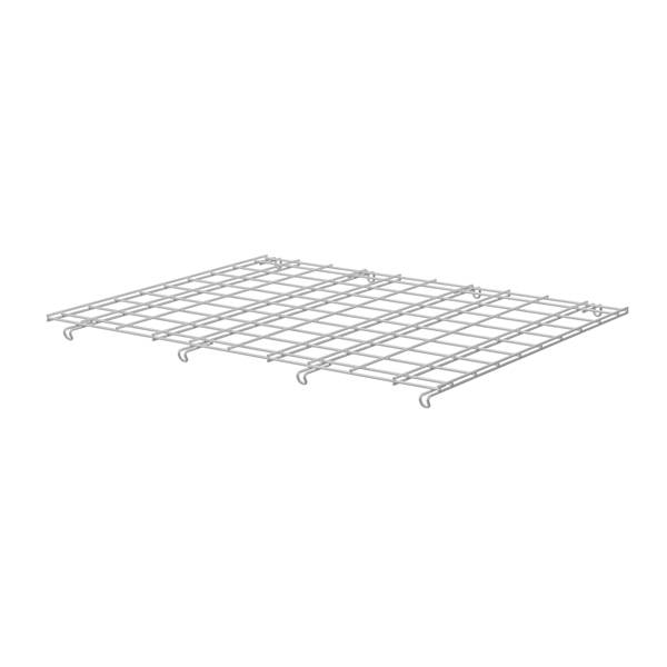 Stor hylde til skabe i tr&aring;dnet 800x1000mm, alugr&aring;t