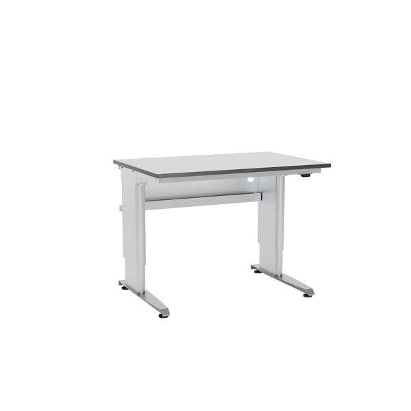 Arbejdsbord ErgoMulti 2.0, 1200x800mm HPL bordplade, gr&aring;