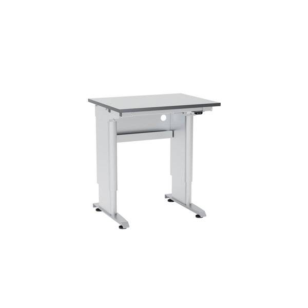 Arbejdsbord ErgoMulti 2.0, 800x620mm HPL bordplade, gr&aring;