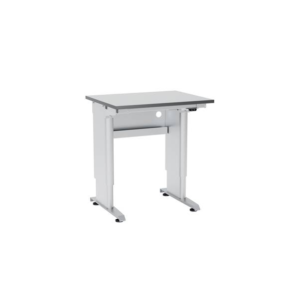 Arbejdsbord ErgoMulti 2.0, 800x620mm HPL bordplade, gr&aring;