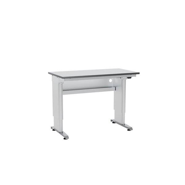 Arbejdsbord ErgoMulti 2.0, 1200x620mm HPL bordplade, gr&aring;