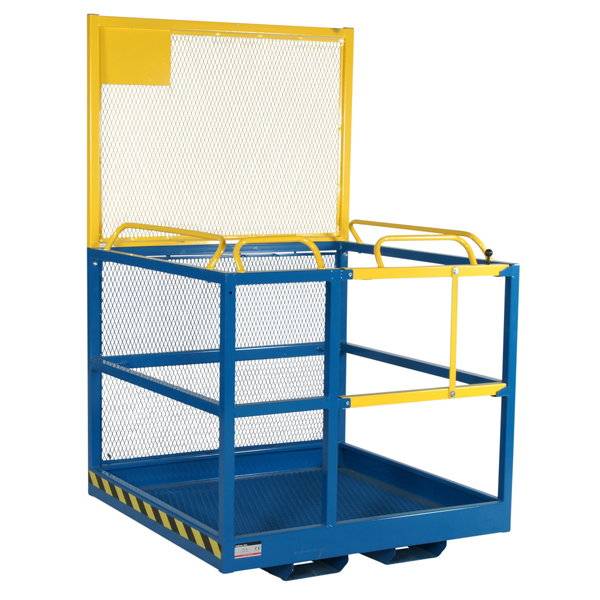 Arbejdskurv til personl&oslash;ft med truck eller kran 120x120cm 
