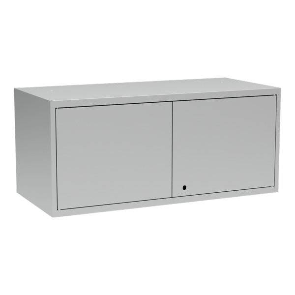 Overskab OV2 til PRO og PR2 garderobest&aring;lskabe, lys gr&aring;