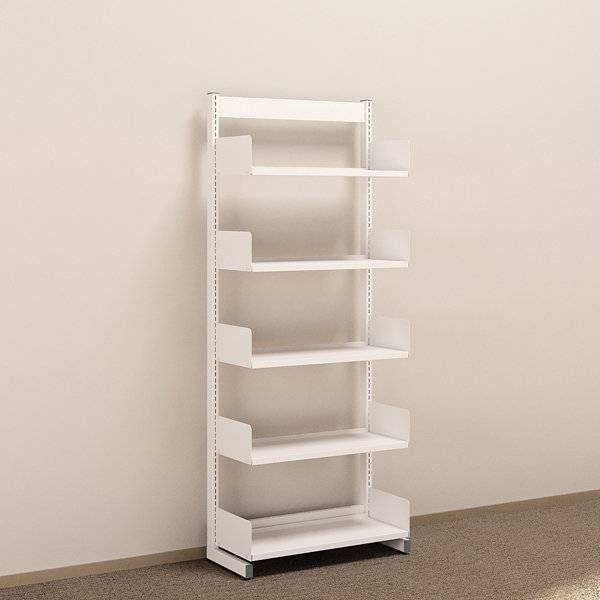 aLTI st&aring;lreol ensidig 1900x750x300mm startsektion, hvid