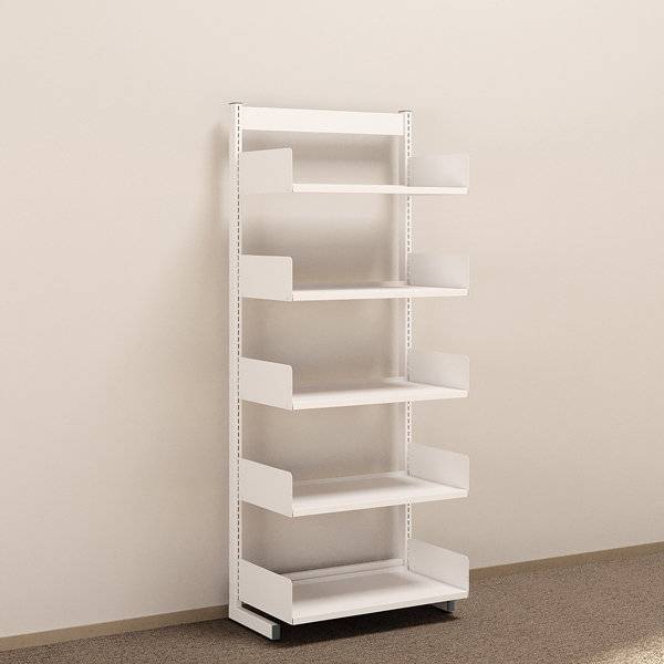aLTI st&aring;lreol ensidig 1900x750x400mm startsektion, hvid