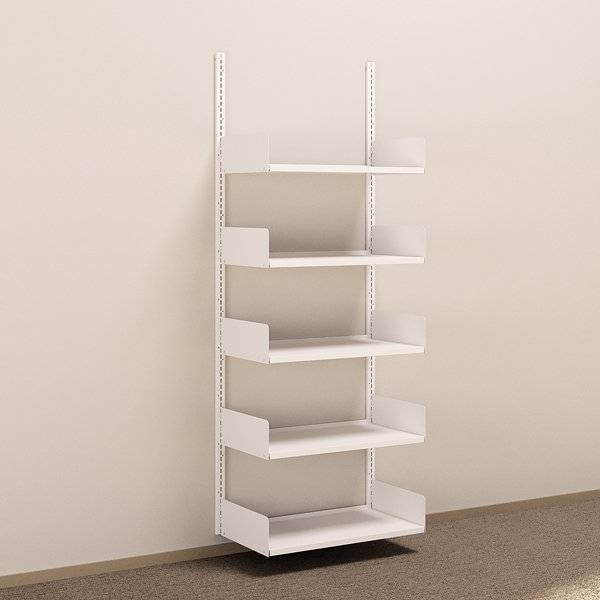 aLTI v&aelig;gh&aelig;ngt st&aring;lreol 2000x750x400mm startsektion, hvid