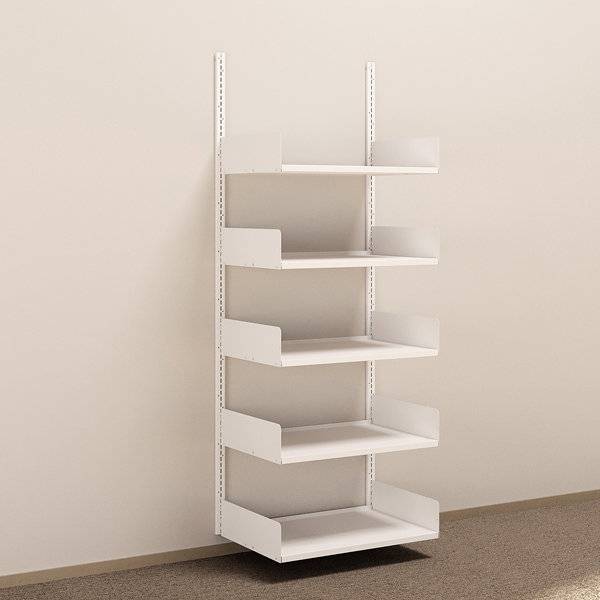 aLTI v&aelig;gh&aelig;ngt st&aring;lreol 2000x750x500mm startsektion, hvid