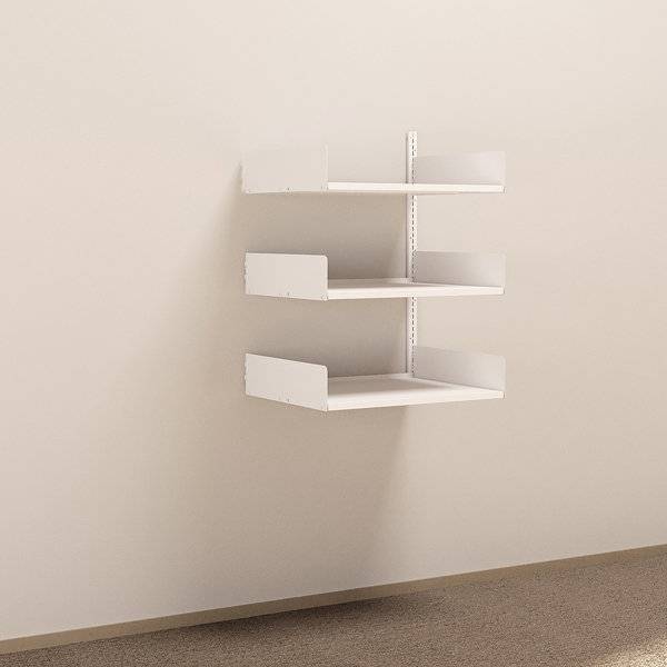 aLTI v&aelig;gh&aelig;ngt st&aring;lreol 1000x750x600mm p&aring;bygningssektion hvid