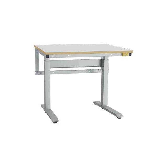 Arbejdsbord ErgoMini ESD 1200x800mm vinyl bordplade, lys gr&aring;